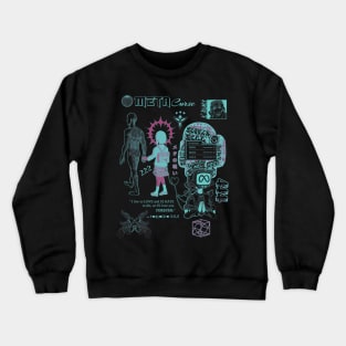 Meta Curse (cyan) Crewneck Sweatshirt